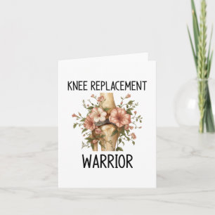 Carte guerrier du remplacement du genou
