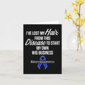 Carte Guerrière de la perte de cheveux Sensibilisation à (Fleur jaune)