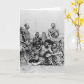 Carte Guerriers, Congo belge, 1894 (Fleur jaune)