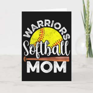 Carte Guerriers de Softball Maman - Fête des Mères Softb