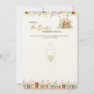 Carte Guess the Bride's Mariage Dress Game - Thème du li