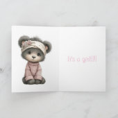 Carte Guess What We Know – Gender Reveal Card (Intérieur)