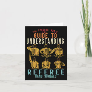 Carte Guide du fan de football pour comprendre l'arbitre