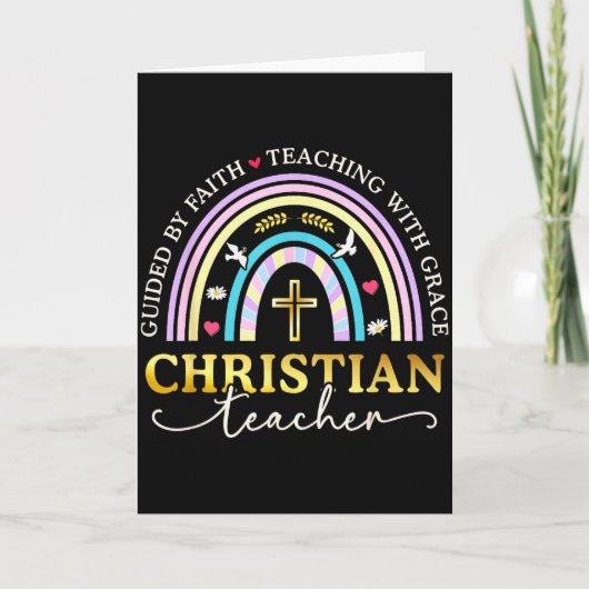 Carte Guidé par la foi Jésus Bible École du dimanche chr (Devant)