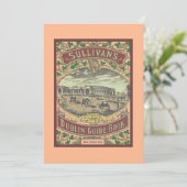 Carte Guide touristique vintage de Dublin Irlande (Debout devant)