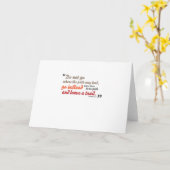 Carte Guillemet inspirant (Fleur jaune)