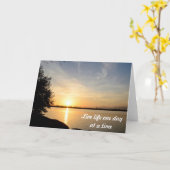 Carte Guillemet inspirant (Fleur jaune)