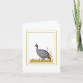 Carte Guinée Fowl (Devant)