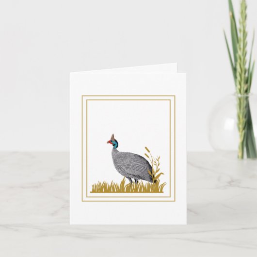 Carte Guinée Fowl (Devant)