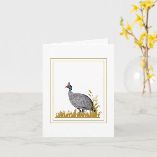 Carte Guinée Fowl (Fleur jaune)