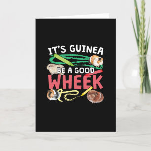 Carte Guinée Soyez une bonne roue - Guinée Pig Pun