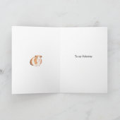 Carte guinéenne Pig Valentine, personnalisable (Intérieur)