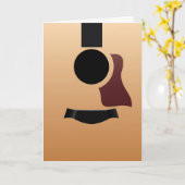 Carte Guitare (Fleur jaune)