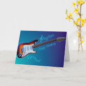 Carte Guitare (Fleur jaune)