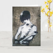 Carte Guitare (Fleur jaune)