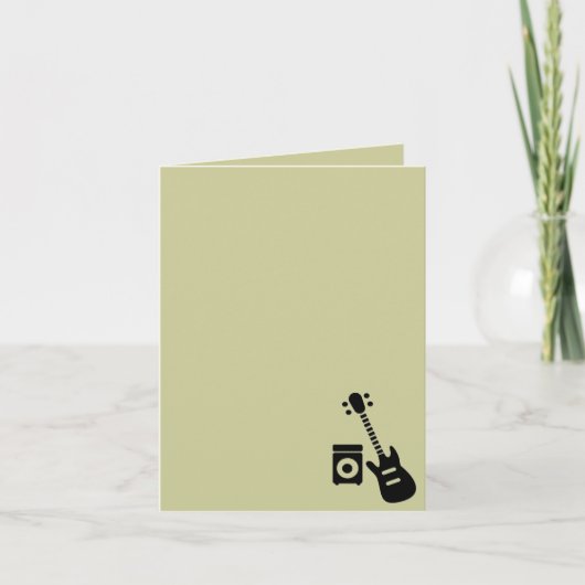 Carte Guitare/amplificateur (Devant)