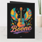 Carte Guitare Boone (Dos)