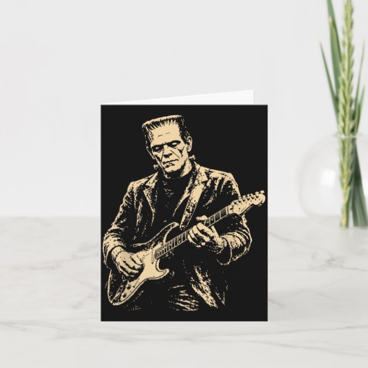 Carte Guitare de Frankenstein (Devant)