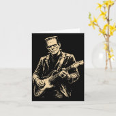 Carte Guitare de Frankenstein (Fleur jaune)