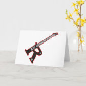 Carte Guitare R (Fleur jaune)
