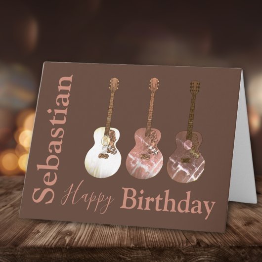 Carte Guitares Acoustiques Classiques Rustiques Personna