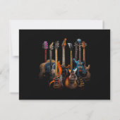 Carte Guitares le cadeau des guitaristes (Dos)