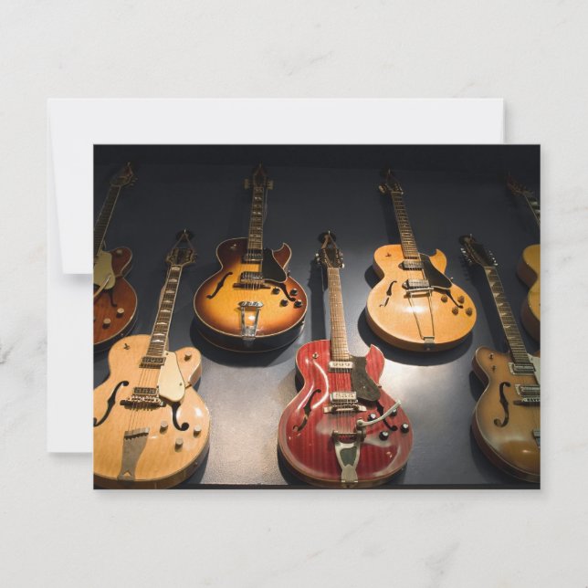 Carte Guitares vintages (Devant)