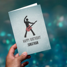 Guitariste rockstar et électrique - look grunge po