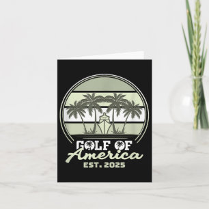 Carte Gulf Of Usa America Shirt Est 2025 Retro Vintage B