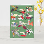 Carte Gulliver dit que "tous les chiens sont des anges " (Fleur jaune)