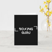 Carte Guru de boxe (Fleur jaune)