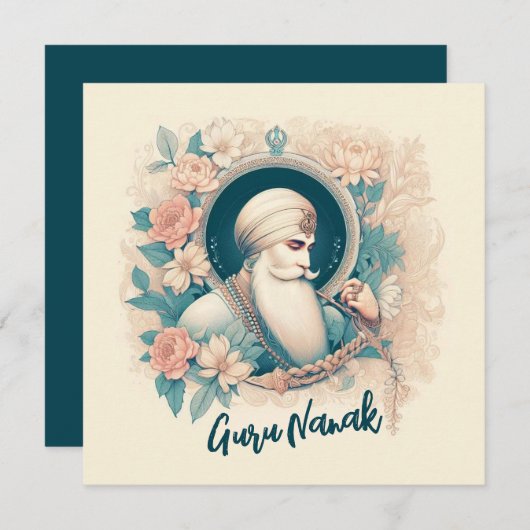Carte Guru Nanak Bénédictions (Devant / Derrière)