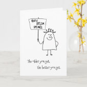 Carte Guru Zelda Ajouter Nom Age Bunch of Birthday Greet (Fleur jaune)