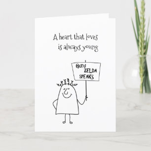 Carte Guru Zelda Parle Fun Personnaliser It Anniversary