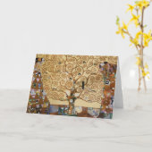 Carte Gustav Klimt Arbre De Vie (Fleur jaune)