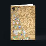 Carte Gustav Klimt - Attente, Stoclet Frieze<br><div class="desc">L'Arbre de Vie,  Frise Stoclet,  Attente - Gustav Klimt,  Carton,  1909</div>