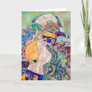 Carte Gustav Klimt - Bébé / Berceau