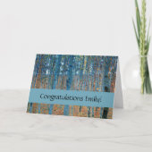 Carte Gustav Klimt Beech (Devant)