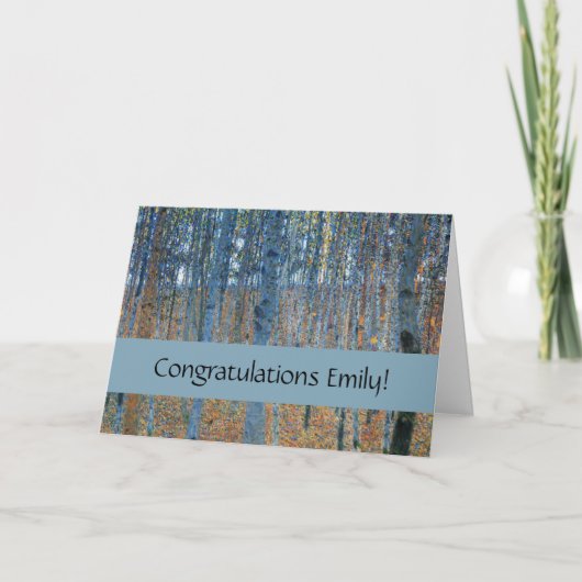 Carte Gustav Klimt Beech (Devant)