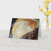 Carte Gustav Klimt - Danae (Fleur jaune)