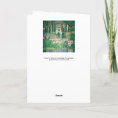 Carte Gustav Klimt - Église à Cassone (Dos)