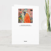 Carte Gustav Klimt - Femmes amis (Dos)