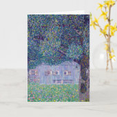 Carte Gustav Klimt - Ferme en Haute-Autriche (Fleur jaune)