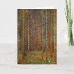 Carte Gustav Klimt - Forêt de pins de Tannenwald<br><div class="desc">Forêt de sapins / Forêt de pins de Tannenwald - Gustav Klimt,  Huile sur toile,  1902</div>