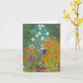 Carte Gustav Klimt - Jardin des fleurs (Fleur jaune)