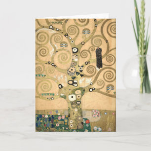 Carte Gustav Klimt - L'Arbre de Vie, La Frieze Stoclet