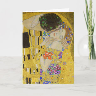 Carte Gustav Klimt - Le baiser