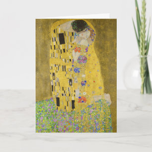 Carte Gustav Klimt - Le baiser
