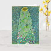 Carte Gustav Klimt - Le tournesol (Fleur jaune)