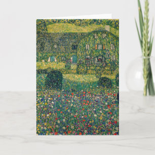 Carte Gustav Klimt - Maison de campagne de l'Attersee